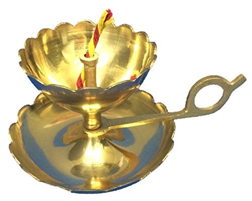 Aarti & Diya in One with Supported Flame