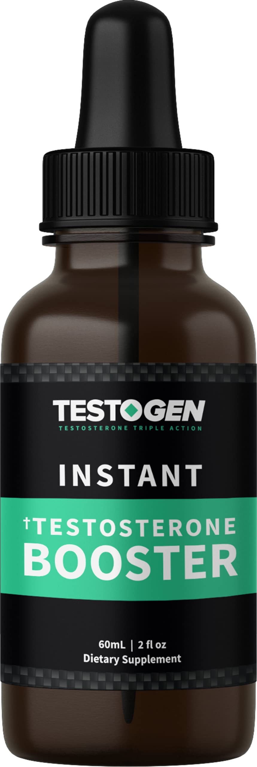 Testogen: Men’s T-Level Support Liquid Drops - Supplement with Vitamin D, Zinc, and L-Arginine - 60 ml - Fast-Release Formula - Supports Mood, Energy, and Lean Muscles - Herbal and All-Natural