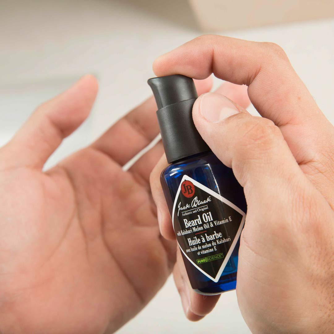 Jack Black - Beard Oil with Kalahari Melon Oil & Vitamin E, 1 Fl Oz