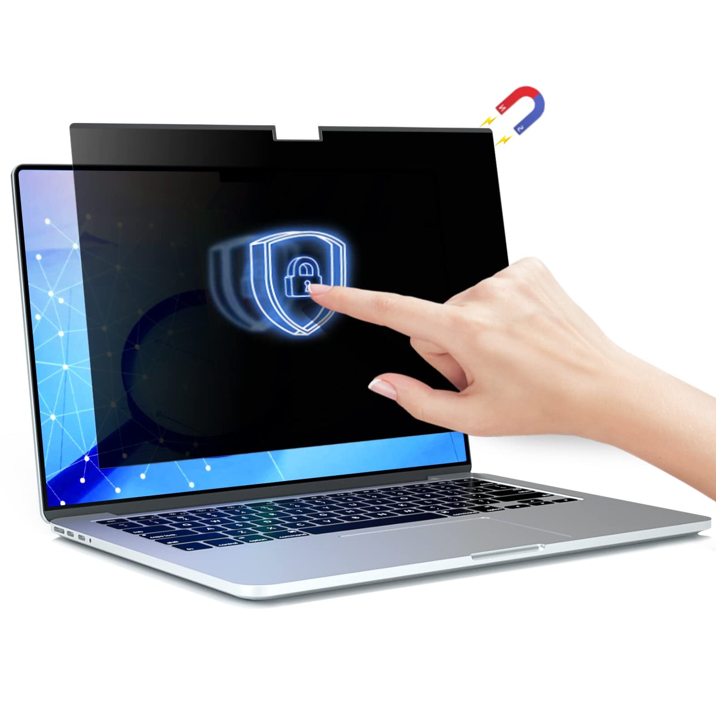 MacBook Pro 14 Privacy Screen, Magnetic Removable Privacy Screen Compatible with Macbook Pro 14 inch 2021~2023 (M1 Pro/M1 Max/M2 Pro / M2 Max A2779/A2442), Anti-Peeping,Anti Blue Light and Anti Glare
