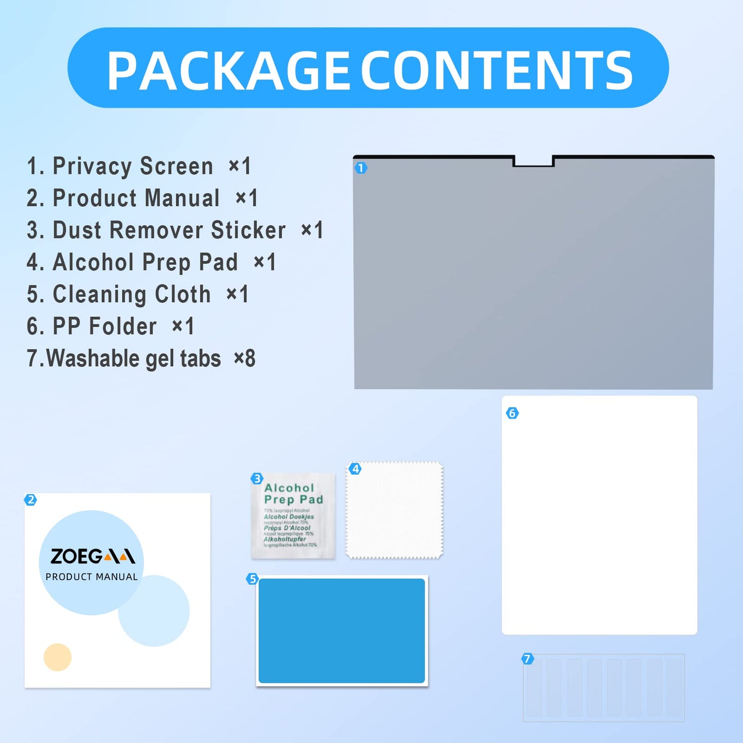 MacBook Pro 14 Privacy Screen, Magnetic Removable Privacy Screen Compatible with Macbook Pro 14 inch 2021~2023 (M1 Pro/M1 Max/M2 Pro / M2 Max A2779/A2442), Anti-Peeping,Anti Blue Light and Anti Glare