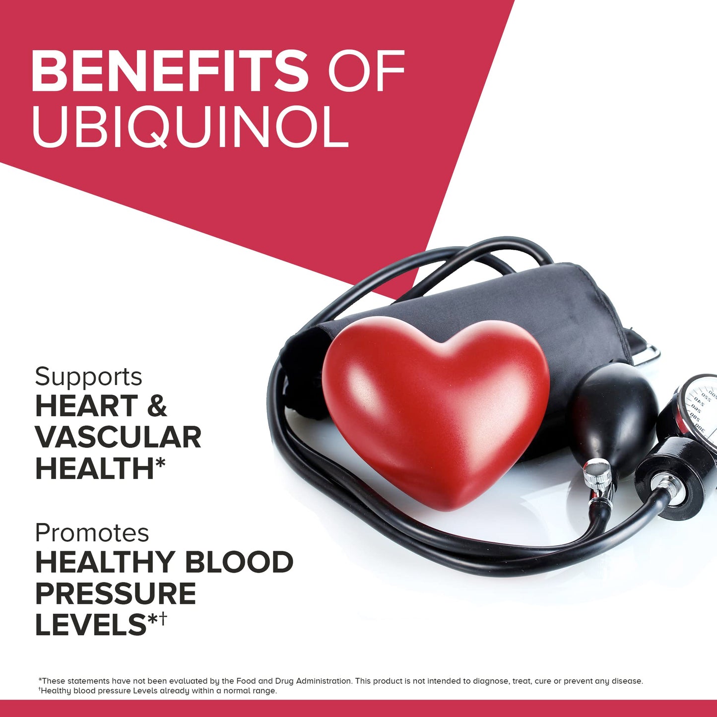 Ubiquinol CoQ10 100mg Softgels, Qunol Mega Ubiquinol 100mg - Superior Absorption - Active form of Coenzyme Q10 for Heart Health & Healthy Blood Pressure Levels - 100 Count (Pack of 2)