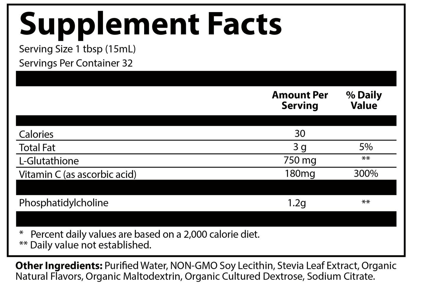 Aurora Nutrascience, Mega-Liposomal Glutathione, 750 mg, 32 Single-Serve Liquid Packets, 0.5 fl oz (15 ml) Each