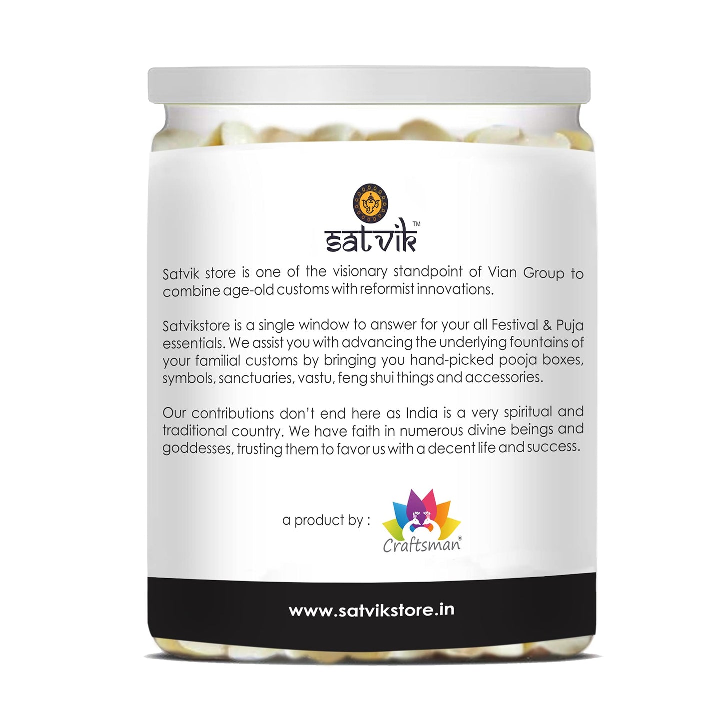 SATVIK 50 Pc Pure Ghee Wicks for Puja (Upto 30 Mins ) Pooja Home and Mandir. Nitya Pujan Readymade Ghee Jyot Jyoti Pujan Indian Housewarming Return Gift Items Accessories. Diwali Cotton Wicks