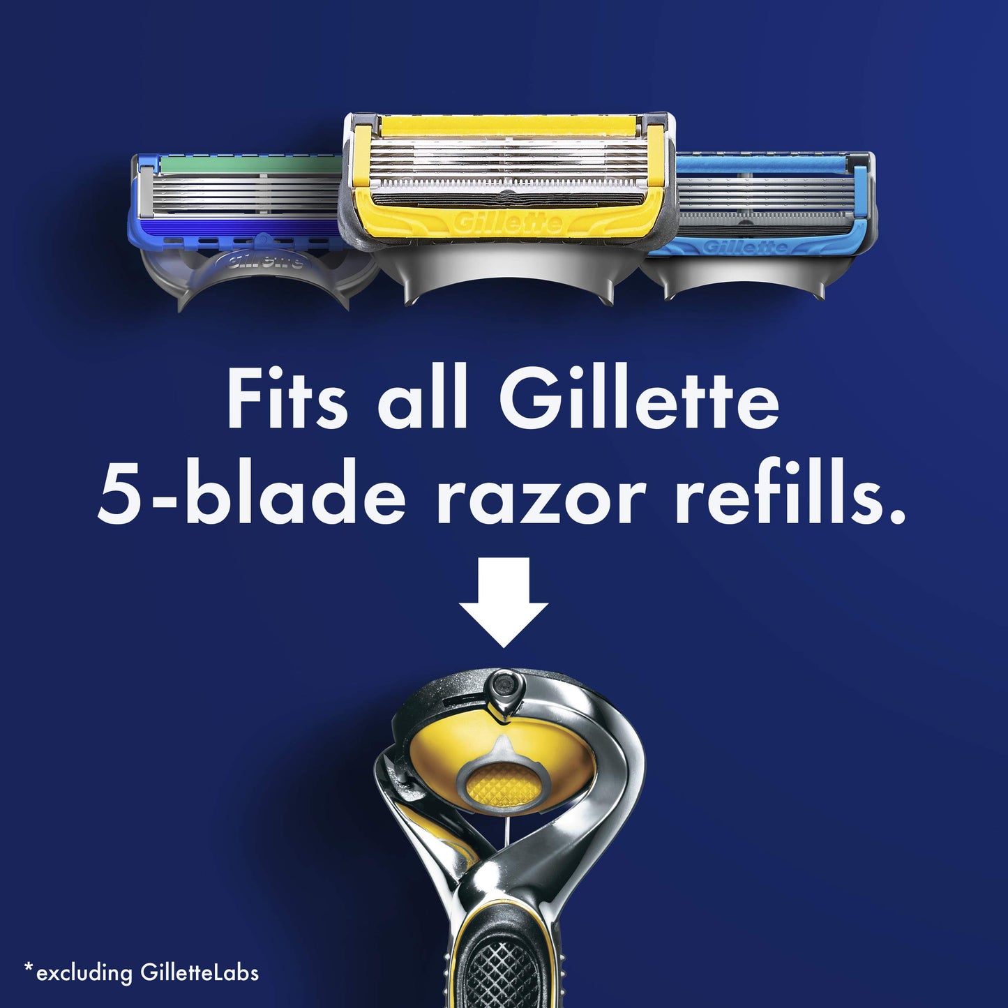 Gillette ProGlide Shield Mens Razor Blade Refills, 4 Count, Shields Against Skin Irritation