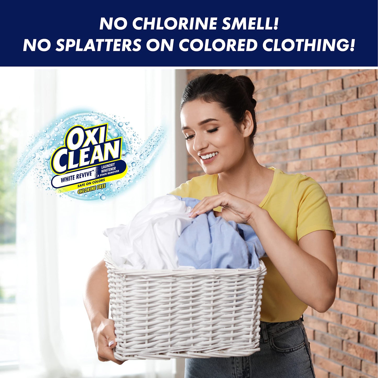 OxiClean White Revive Laundry Whitener Stain Remover, 5 Lbs