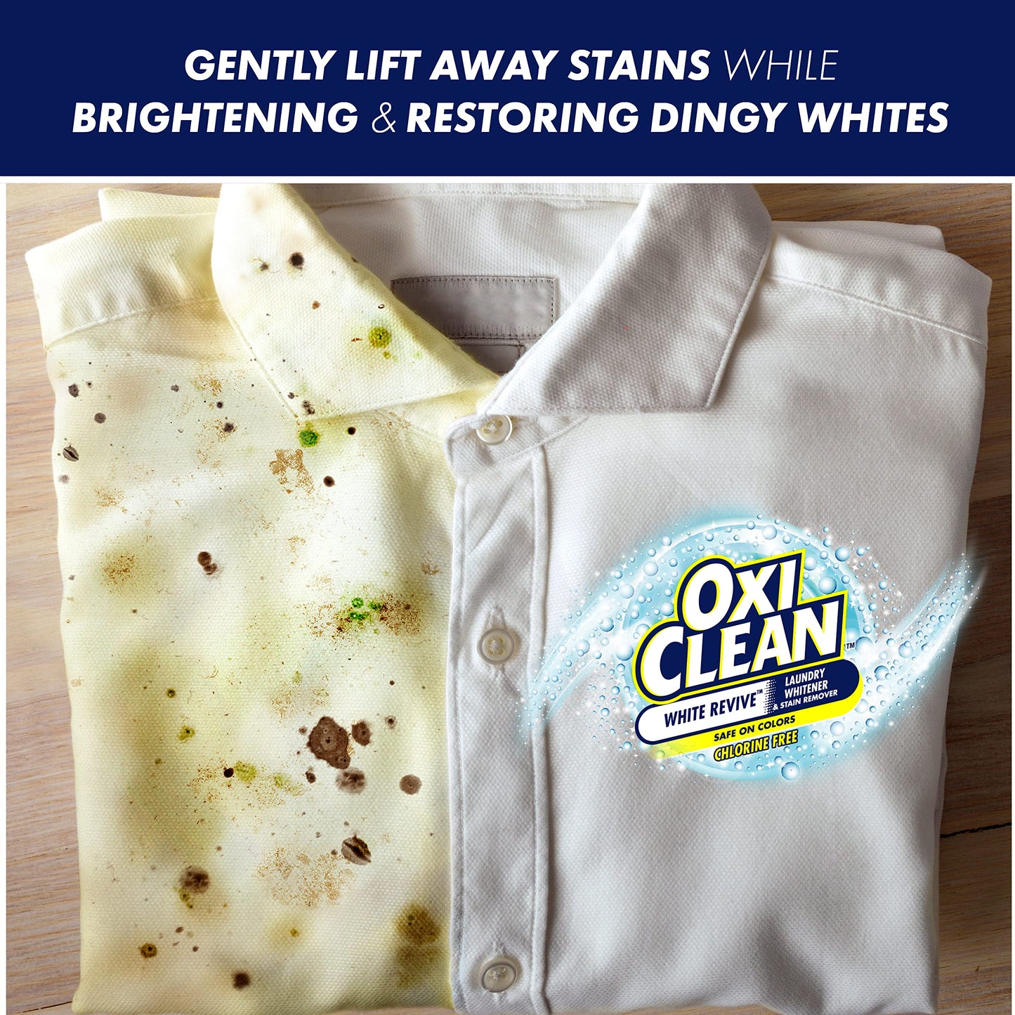 OxiClean White Revive Laundry Whitener Stain Remover, 5 Lbs